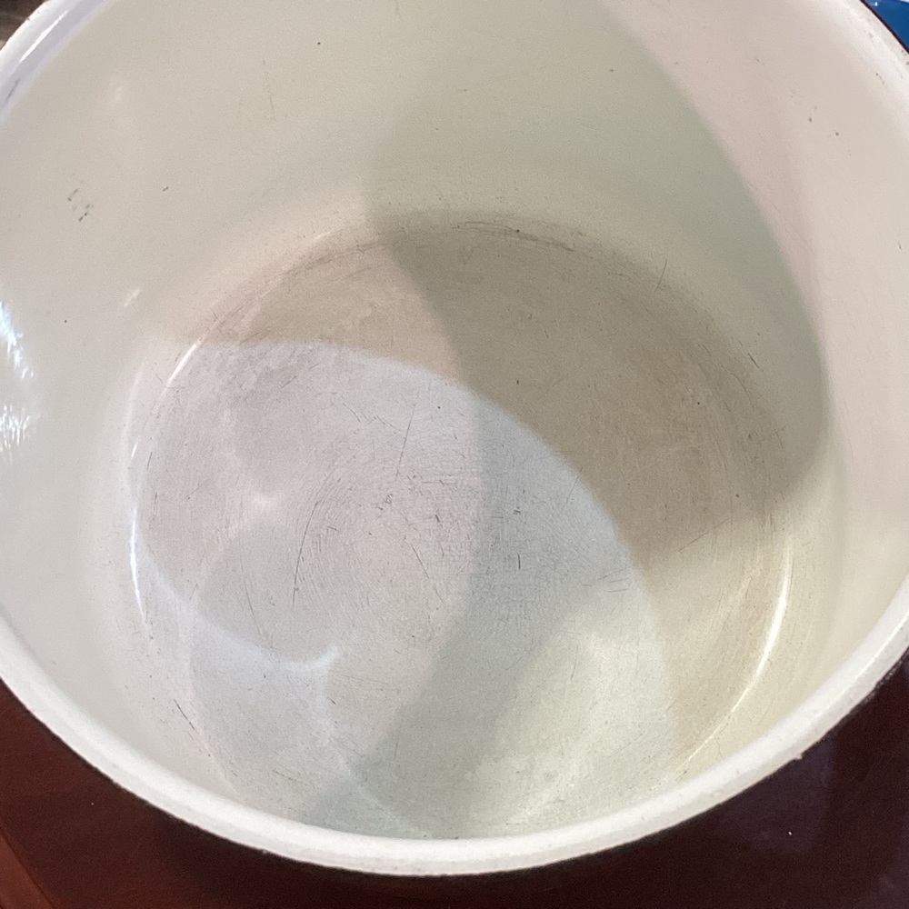 Rare Aribia Finel pot in the red Neptun pattern. - Picture 9 of 9